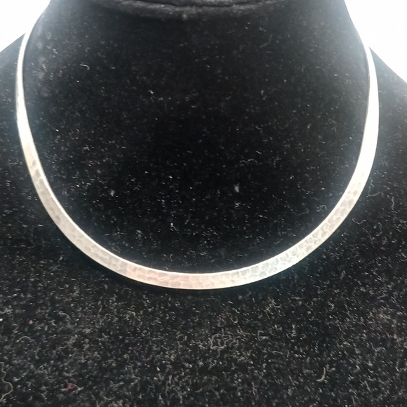 Mexico 925 Sterling Silver Torque Necklace Slider Color Colour